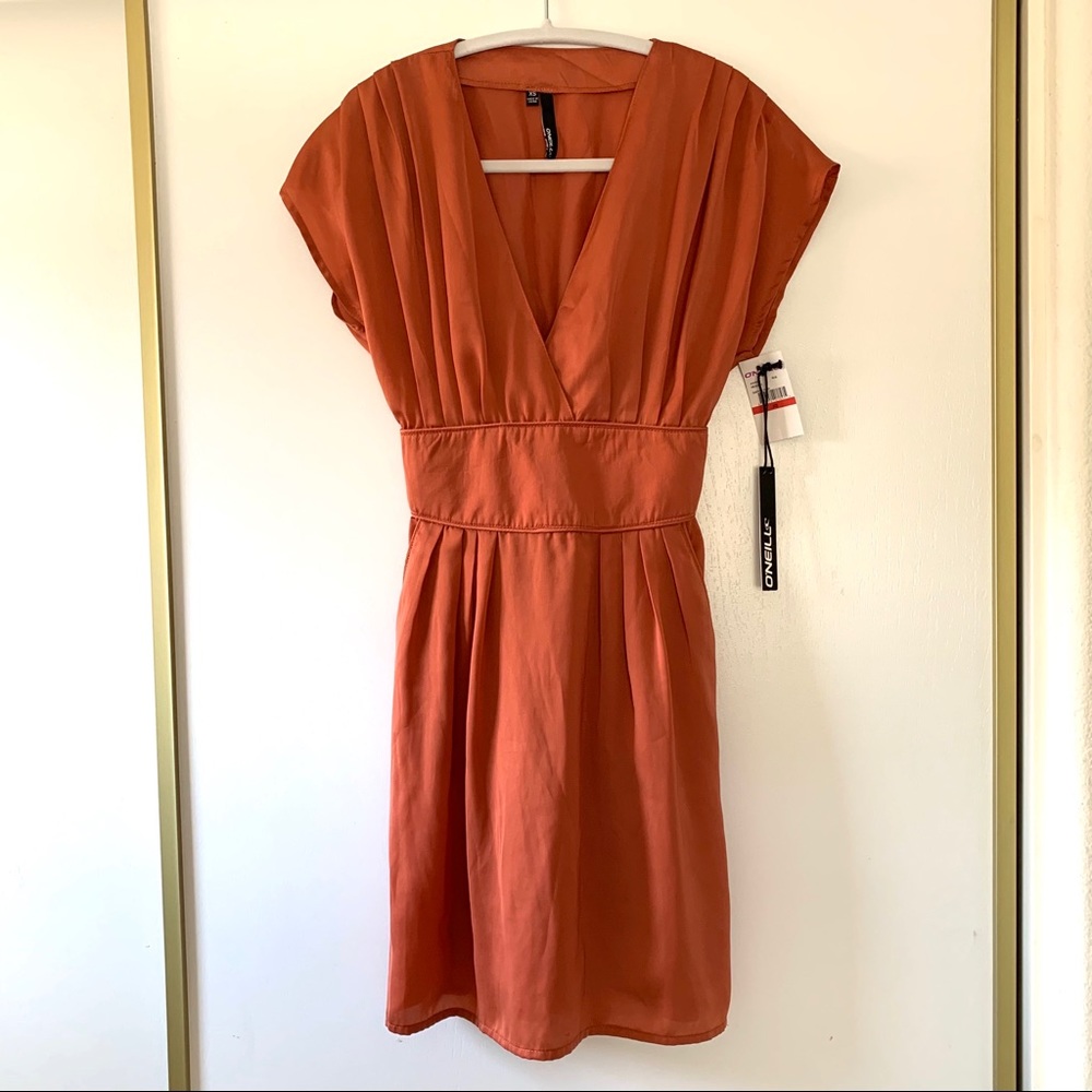 O’Neill Silky Burnt Orange Dress